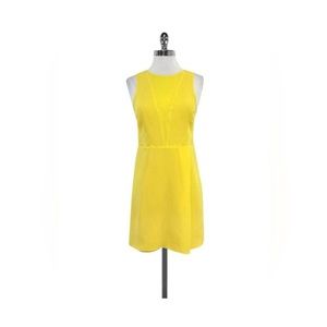 Tibi yellow sleeveless silk dress Sz 12 Never Worn. NWOT.